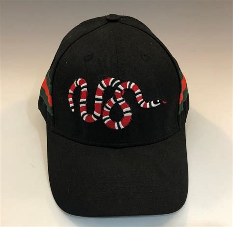 gucci snake cap replica|black snake gucci hat.